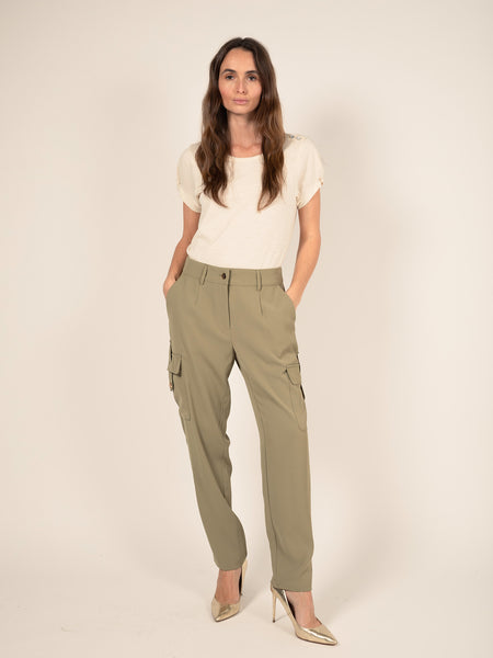 Pantalon cargo fluide