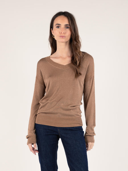 Pull lurex reverso