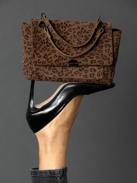 Handtasche mit Leopardenmuster - GABRIEL