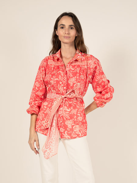 Chemise imprimé floral